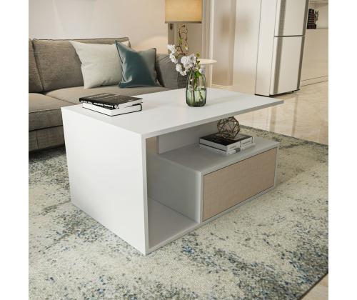 Kohvilaud Mana - Beige, White