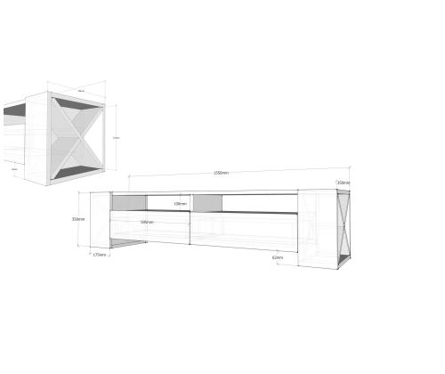 TV laud Sosruko - Walnut