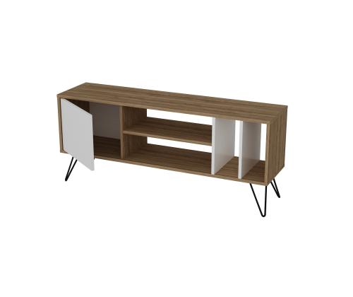 TV laud Mistico (140) - Walnut, White