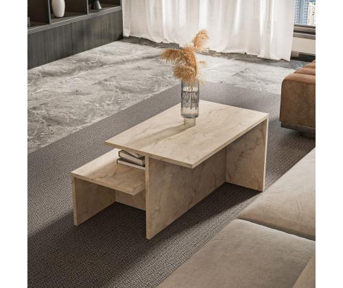 Mööblikomplekt lauad Twins - Travertine