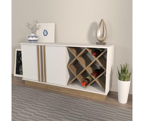 Luna - White, Walnut