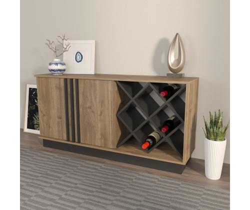 Luna - Walnut, Black