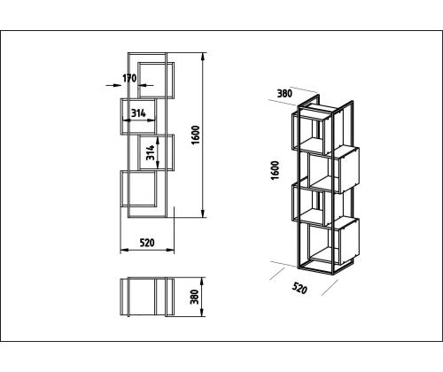 Prada - Walnut, Black