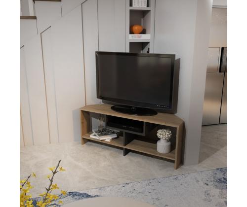 TV laud Maldiv - Walnut, White