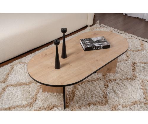 Kohvilaud Sable - Sapphire Oak, Black