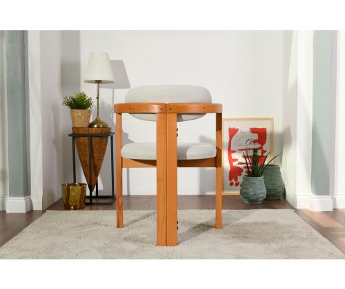 Mööblikomplekt toolid Cheri - Cream, Oak