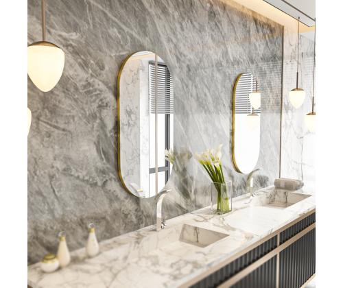 Peegel Riors - Transparent, Gold