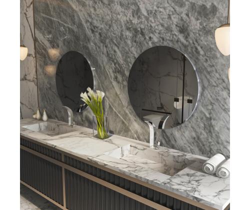 Peegel Oneas - Dark Grey, Silver