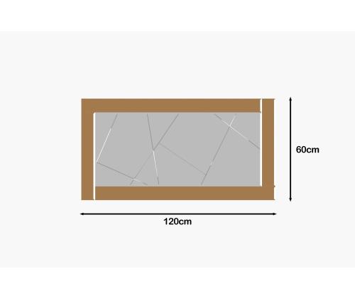 Peegel Pierre - Bronze, White