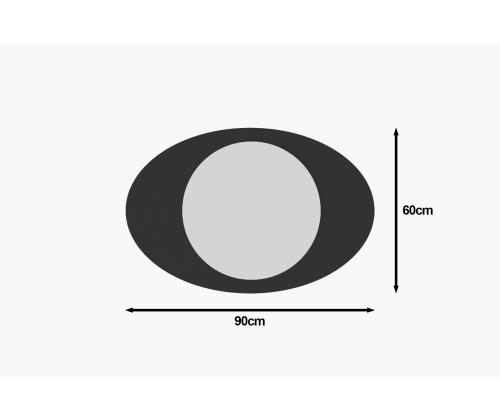 Peegel Obble - Black