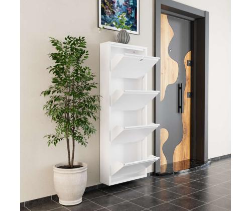 Locking 4 Piece Metal - White