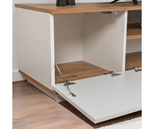 TV laud Veramont - White, Atlantic Pine