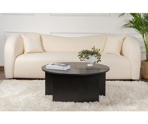 Kohvilaud Moira - Wood Black