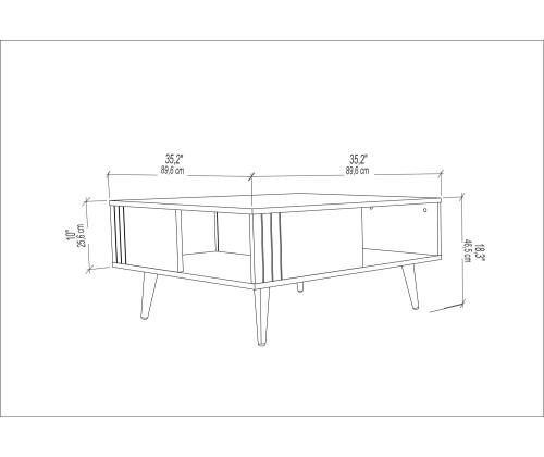 Kohvilaud Ronas - Walnut