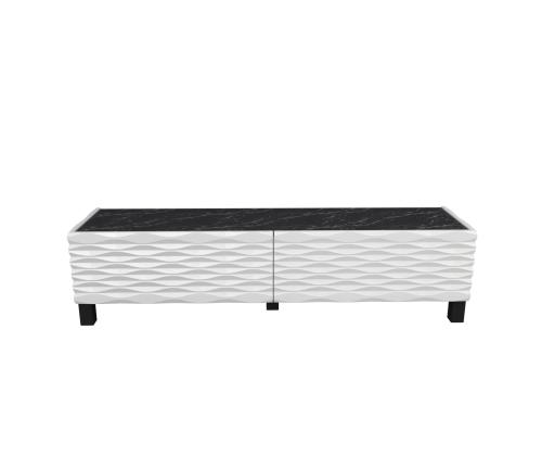 TV laud Lerze - White, Black