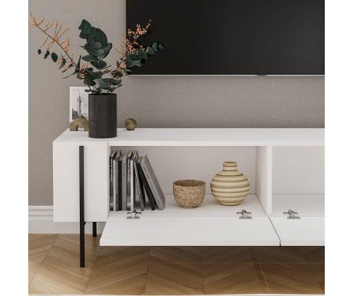 TV laud Herman - White