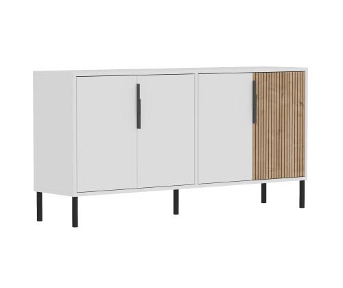 Callia - White, Sapphire Oak