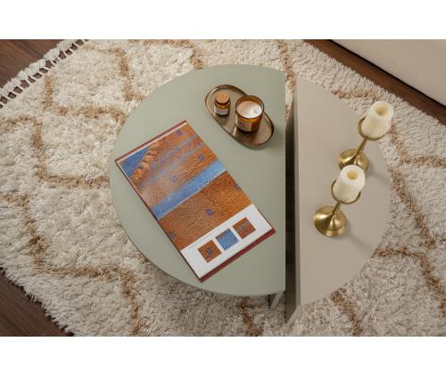 Kohvilaud Orion - Ash Green, Sandstone