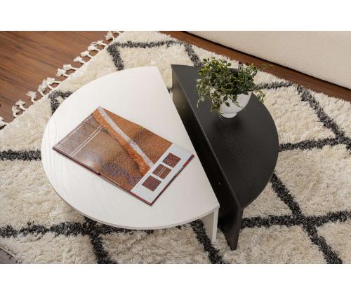 Kohvilaud Orion - Wood White, Wood Black