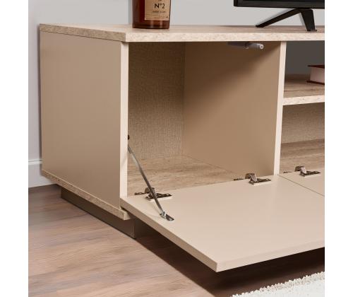 TV laud Veramont - Mink, Travertine