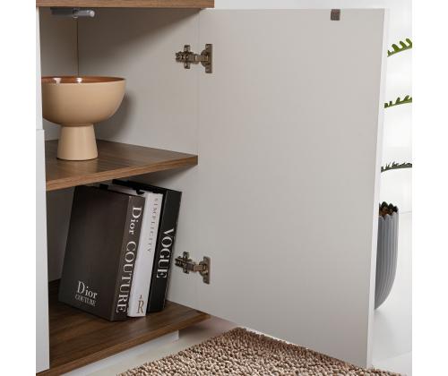 Arista - White, Walnut