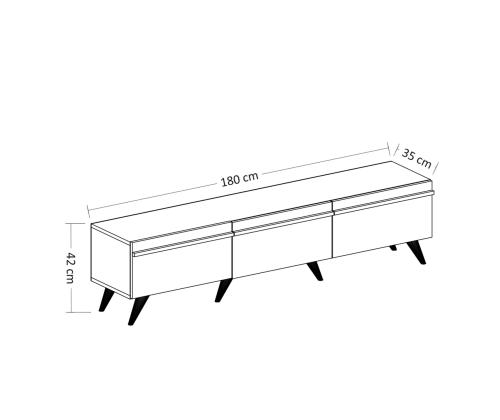 TV laud Amsterdam - Anthracite