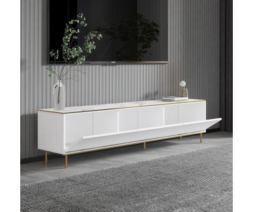 TV laud Imaj - Marble, White