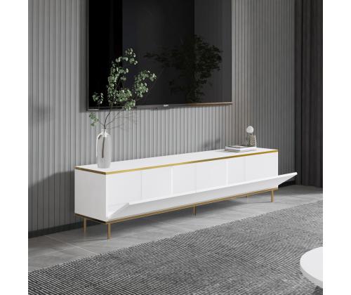 TV laud Imaj - White, Gold