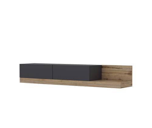 TV laud Majör - Anthracite, Walnut