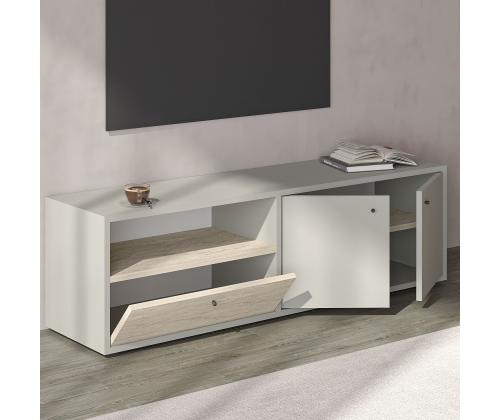 TV laud Pao - Grey, Travertine