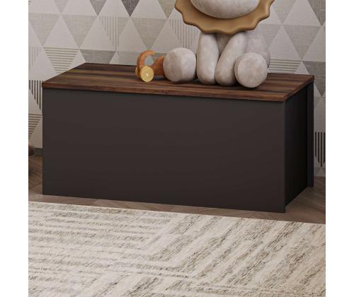 Florya - Anthracite, Rustic Walnut