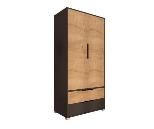 Flora 90 - Anthracite, Sapphire Oak