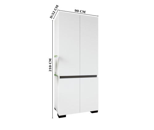 Floransa 90 - White, Anthracite