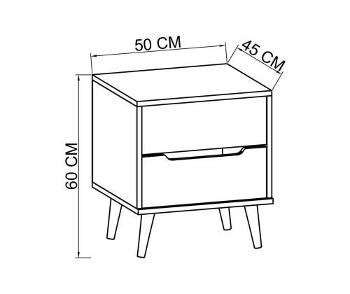 Flora - Sapphire Oak, White