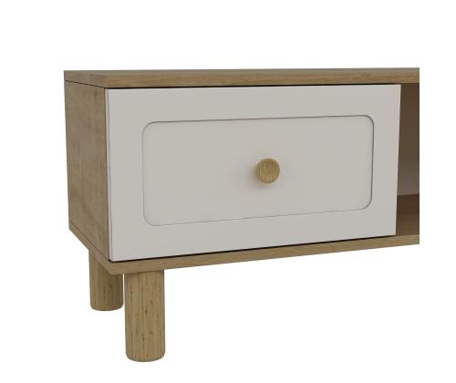 TV laud Rosalinda Bohem - Sapphıre Oak, White