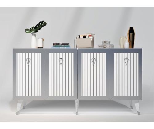 Bare - White, Silver