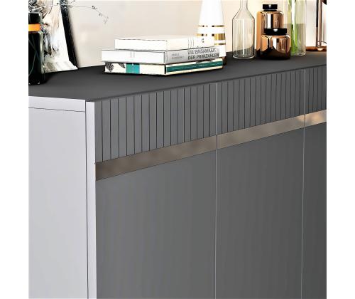 Defne - Anthracite, Silver