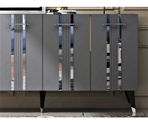 Asel - Anthracite, Silver