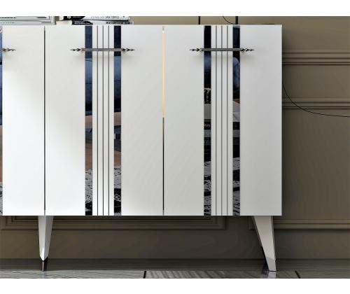 Asel - White, Silver