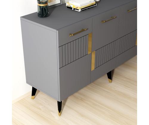 Moda - Anthracite, Gold