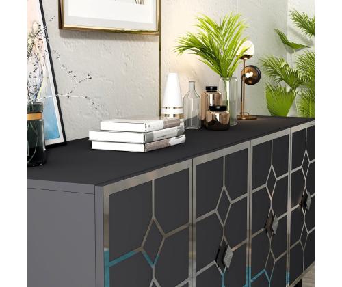 Cagla - Anthracite, Silver