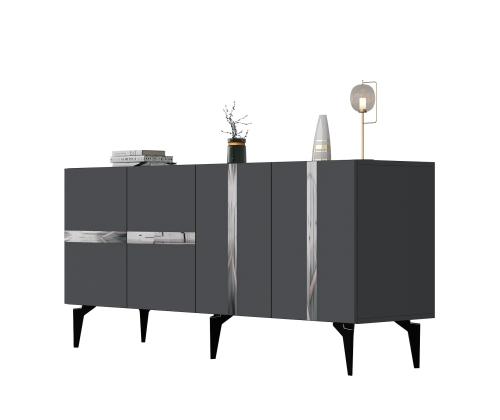 Vania - Anthracite, Silver