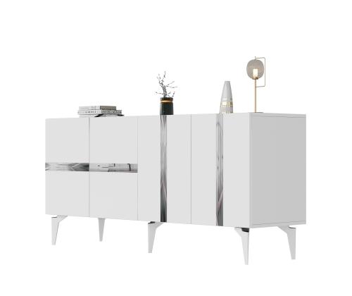 Vania - White, Silver