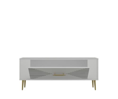 TV laud Retrol1 - White, Gold