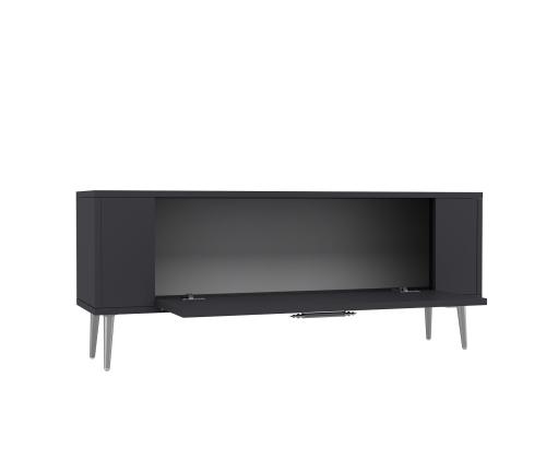 TV laud Retrolp5 - Anthracite, Silver