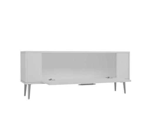 TV laud Retrolp5 - White, Silver