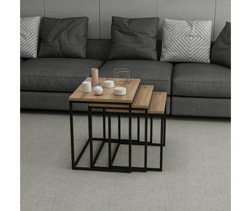 Mööblikomplekt lauad Evia - Walnut