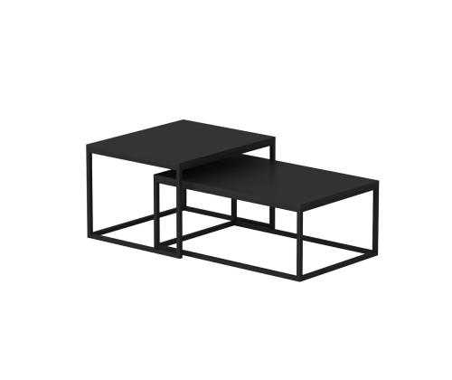 Mööblikomplekt lauad Leka - Black