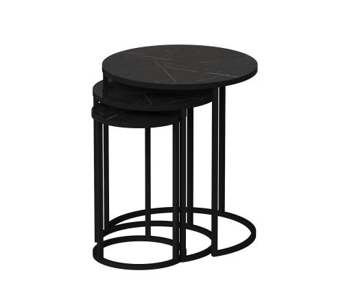 Mööblikomplekt lauad Gloria - Black