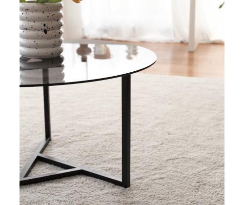 Kohvilaud Trio sehpa / füme temperli cam S402F